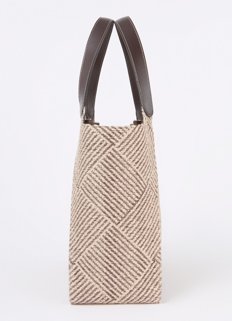 Stella McCartney iepirkumu soma ar logotipu un noņemamu kabatiņu