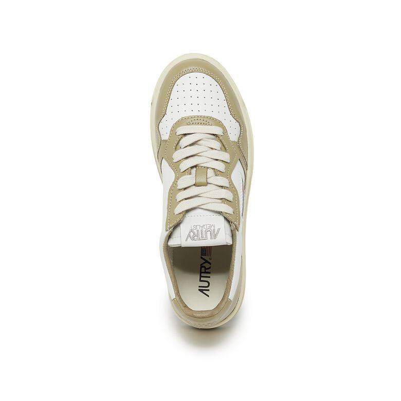 Autry Wmns Medalist Low leat/leat wht/mud