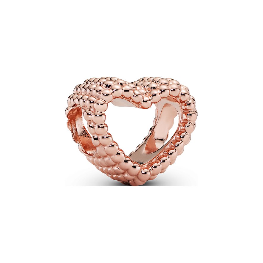Pandora Charm Signature Offenes Metallperlen Herz