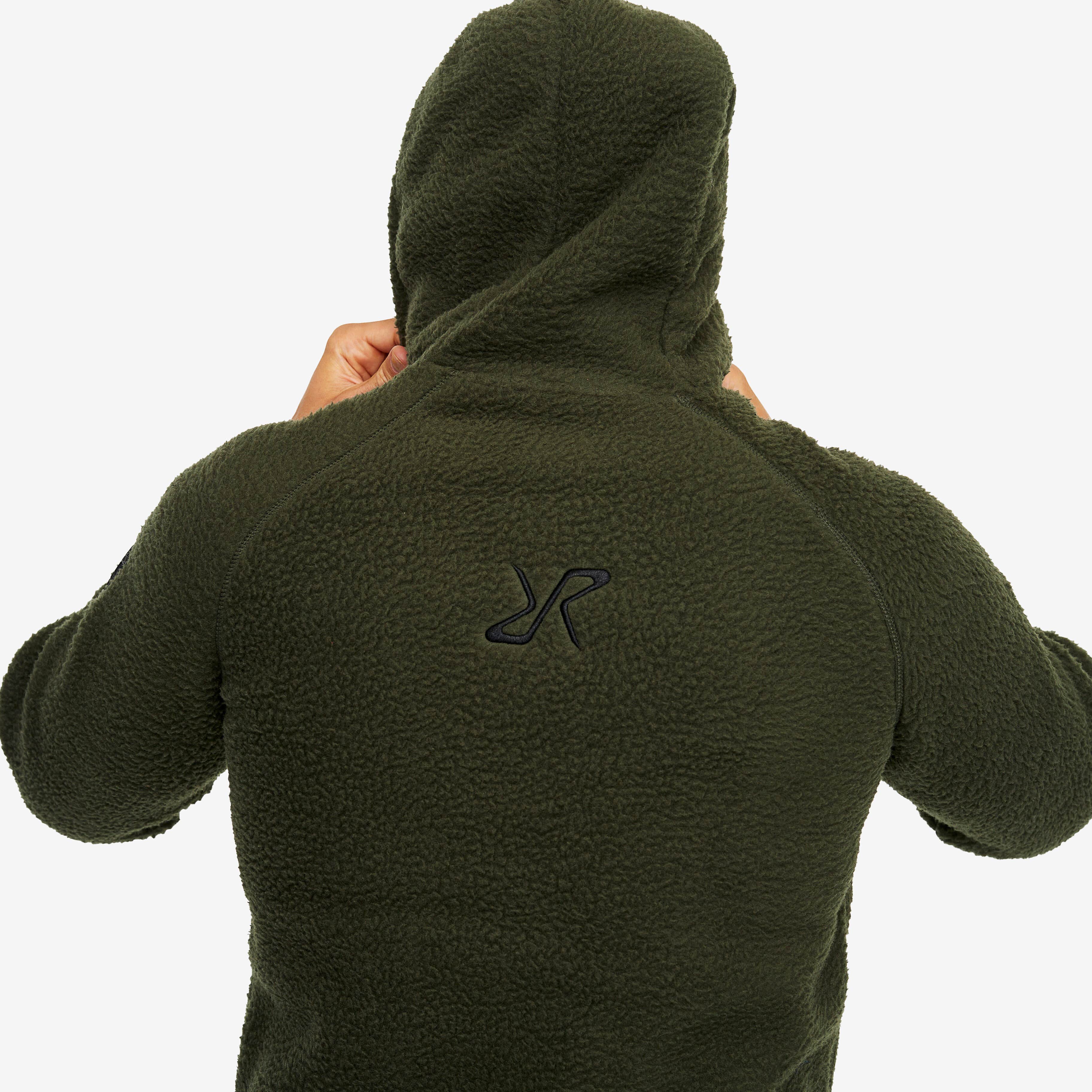 Sherpa Hoodie Homme Forest Night