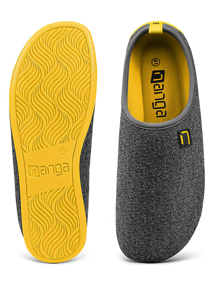 Nanga shoes Hausschuhe in Grau/ Gelb günstig kaufen 46