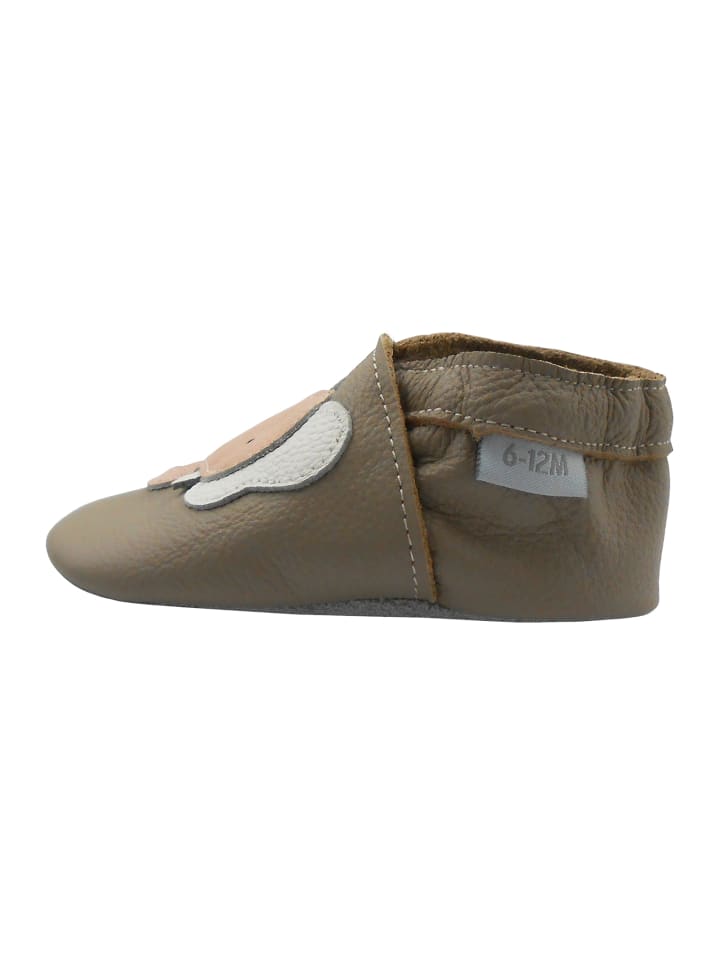 Yalion Baby Leder-Krabbelschuhe 