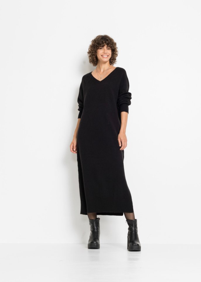 Oversized Strickkleid