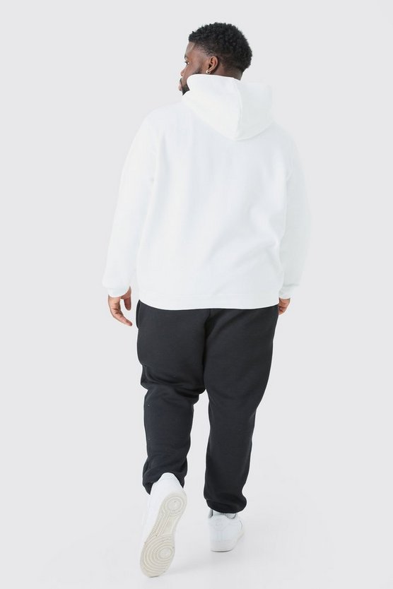 Plus Man Signature Hoodie in Weiß