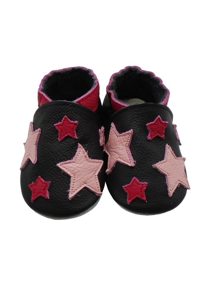 Yalion Baby Krabbelschuhe in Sterne Schwarz günstig kaufen