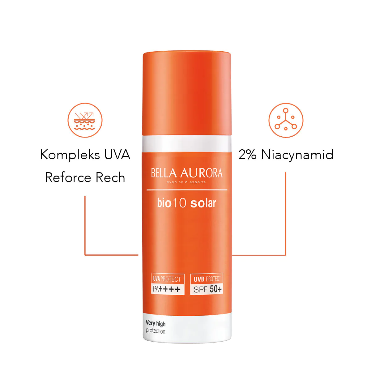 Bella Aurora Bio 10 Solar Reinforced Anti-Solar Anti-Solar Sunscreen krema za sunčanje