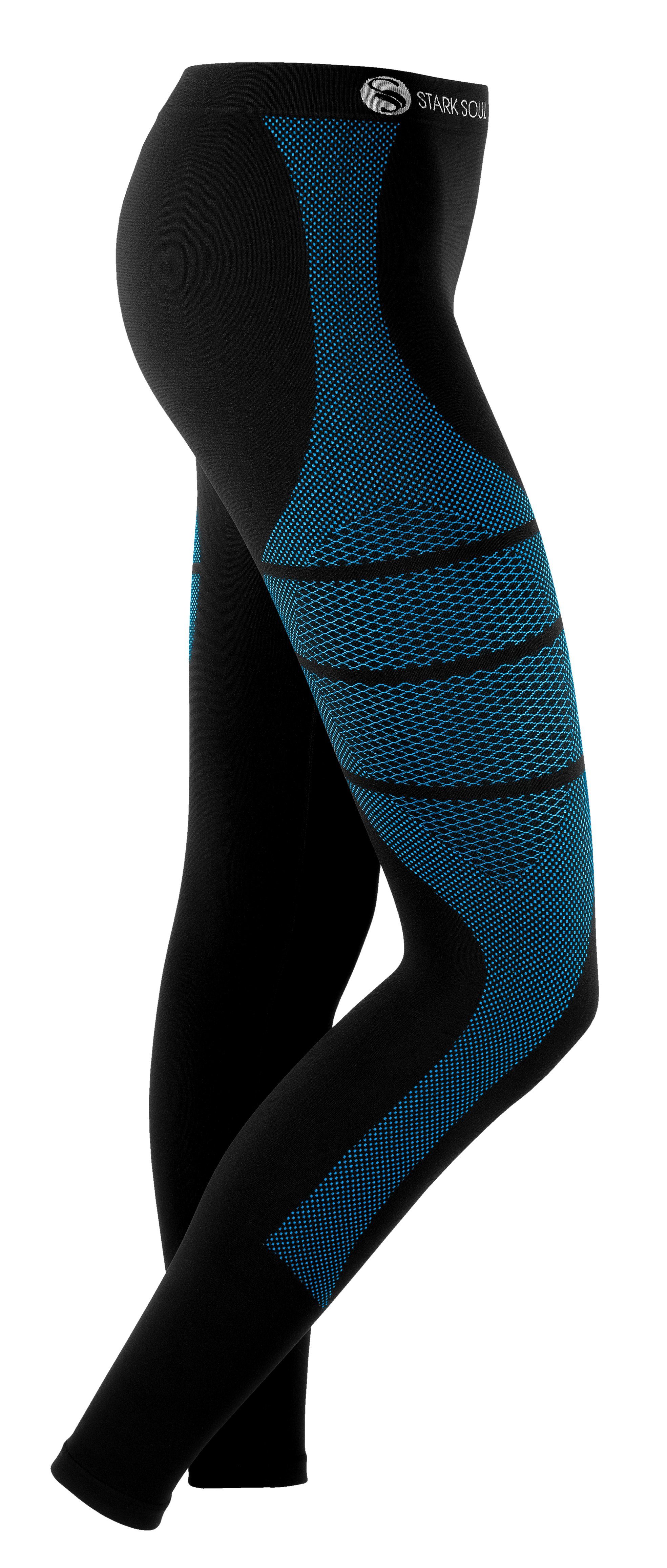 Stark Soul® Funktionsunterhose Funktionshose, Funktionsunterwäsche - Hose, Thermounterhose Damen aus Microfaser, mit Logo Webbund