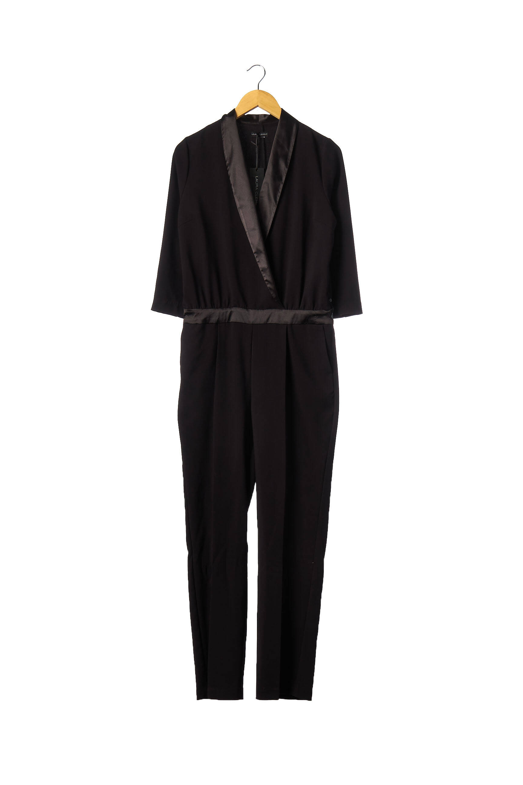 Laura Clement Combinaisons 1 Femme couleur noir