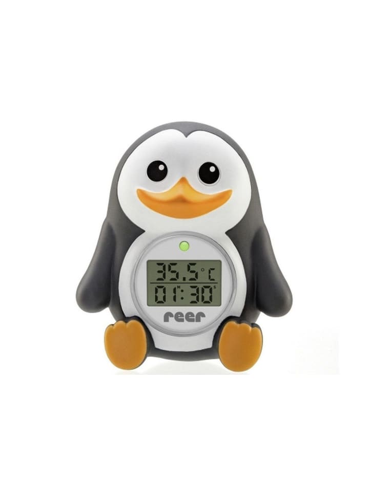Reer MyHappyPingu 2in1 digitales Badethermometer in Schwarz ab 0 Monate günstig kaufen onesize