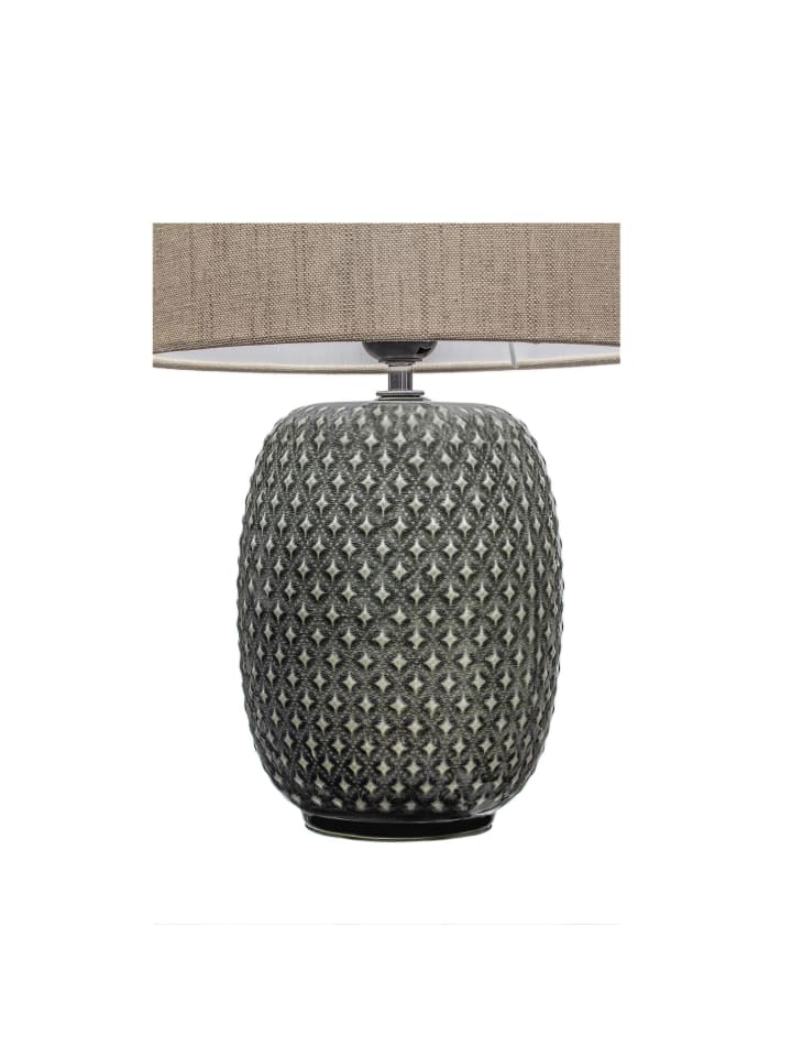 Pauleen Pretty Classy Tischleuchte max60W E27 Dunkelgrau/Beige 230V Keramik günstig kaufen onesize