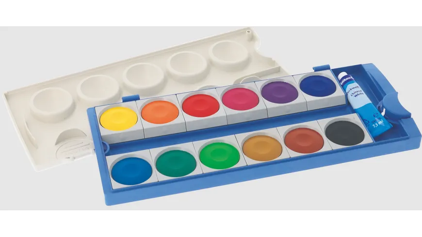 Pelikan Deckfarbkasten K12® eco inkl. Deckweiß 12 Farben