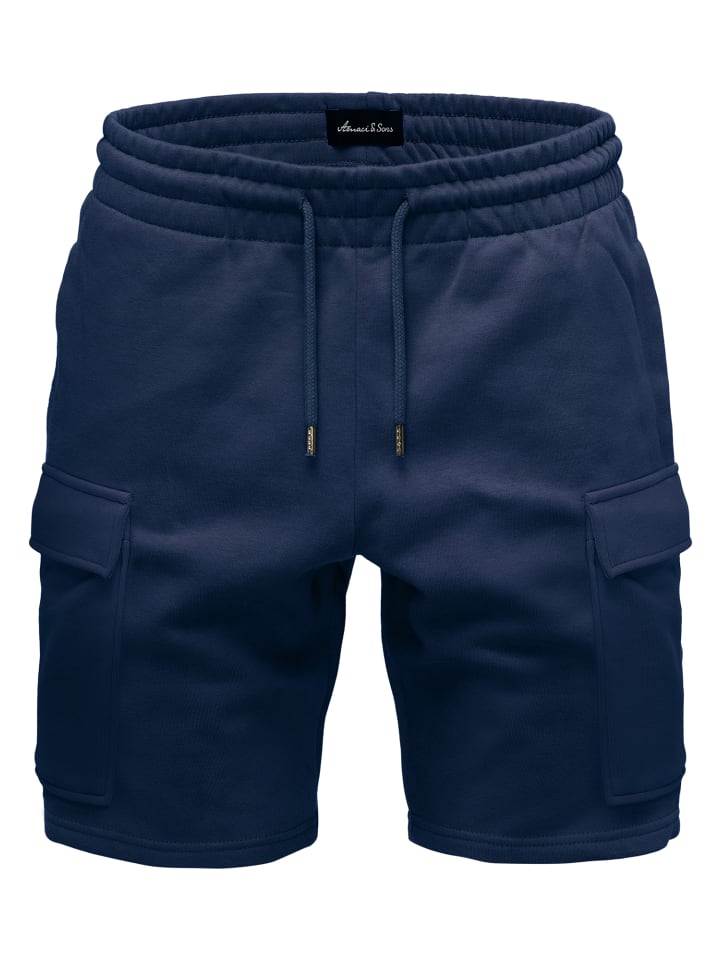 Amaci&Sons Cargoshorts CLERMONT in Navyblau günstig kaufen