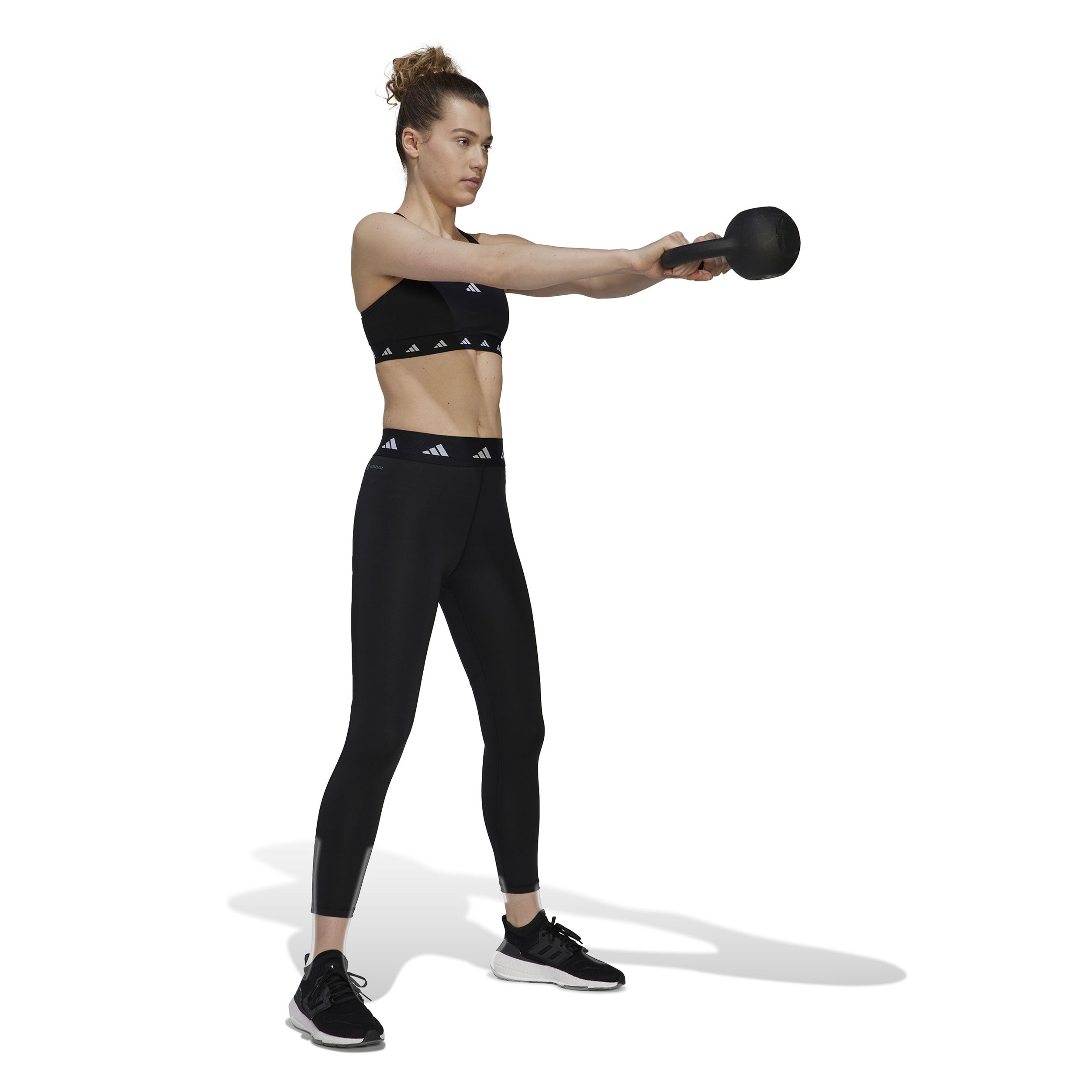 Techfit 7/8 Tight Damen - Schwarz
