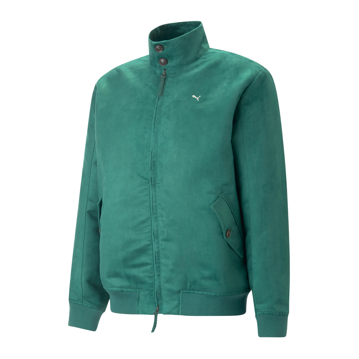 PUMA MMQ FAST GREEN Harrington Jacke Grün F37