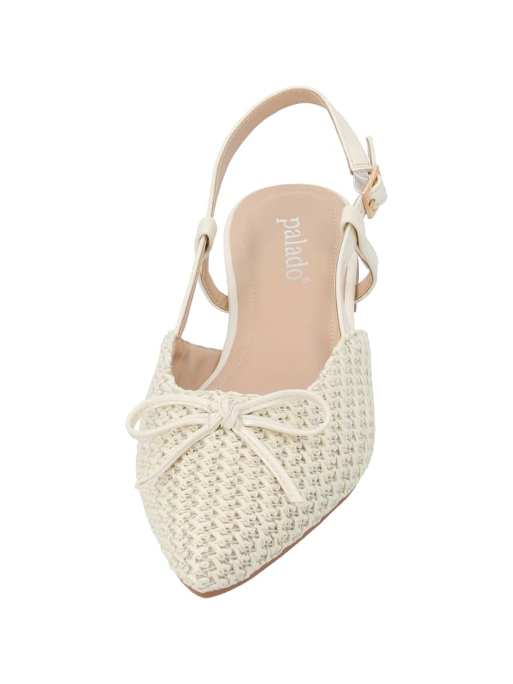 palado Sling-Ballerinas in white günstig kaufen