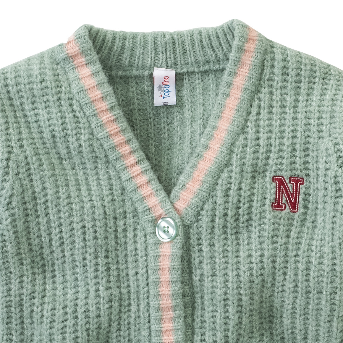Mädchen Strickjacke im College-Style
