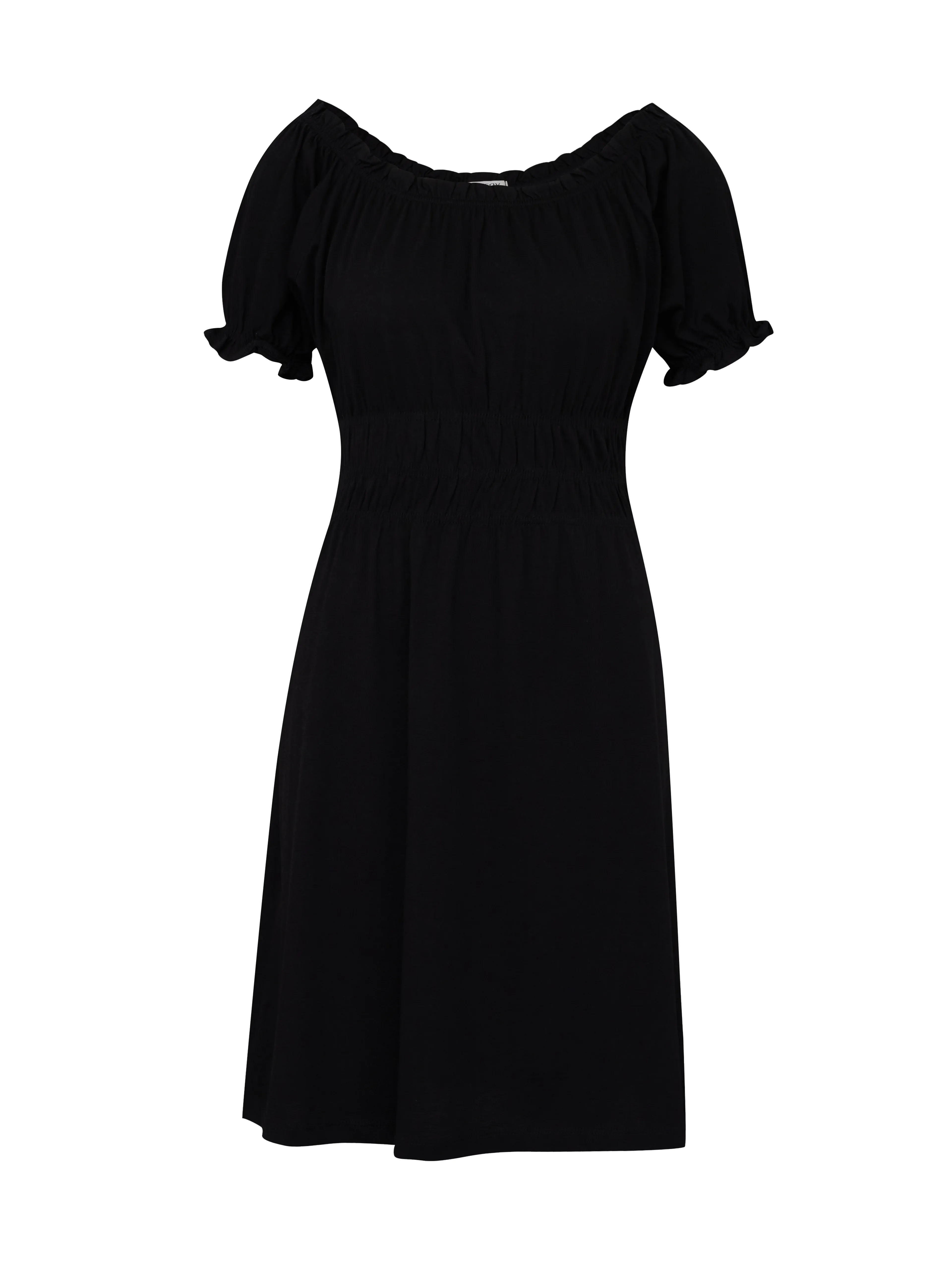 Schwarzes knielanges Damenkleid ORSAY