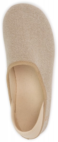 Gottstein ~ Leinen Slipper Slip-On Vegan ~ beige