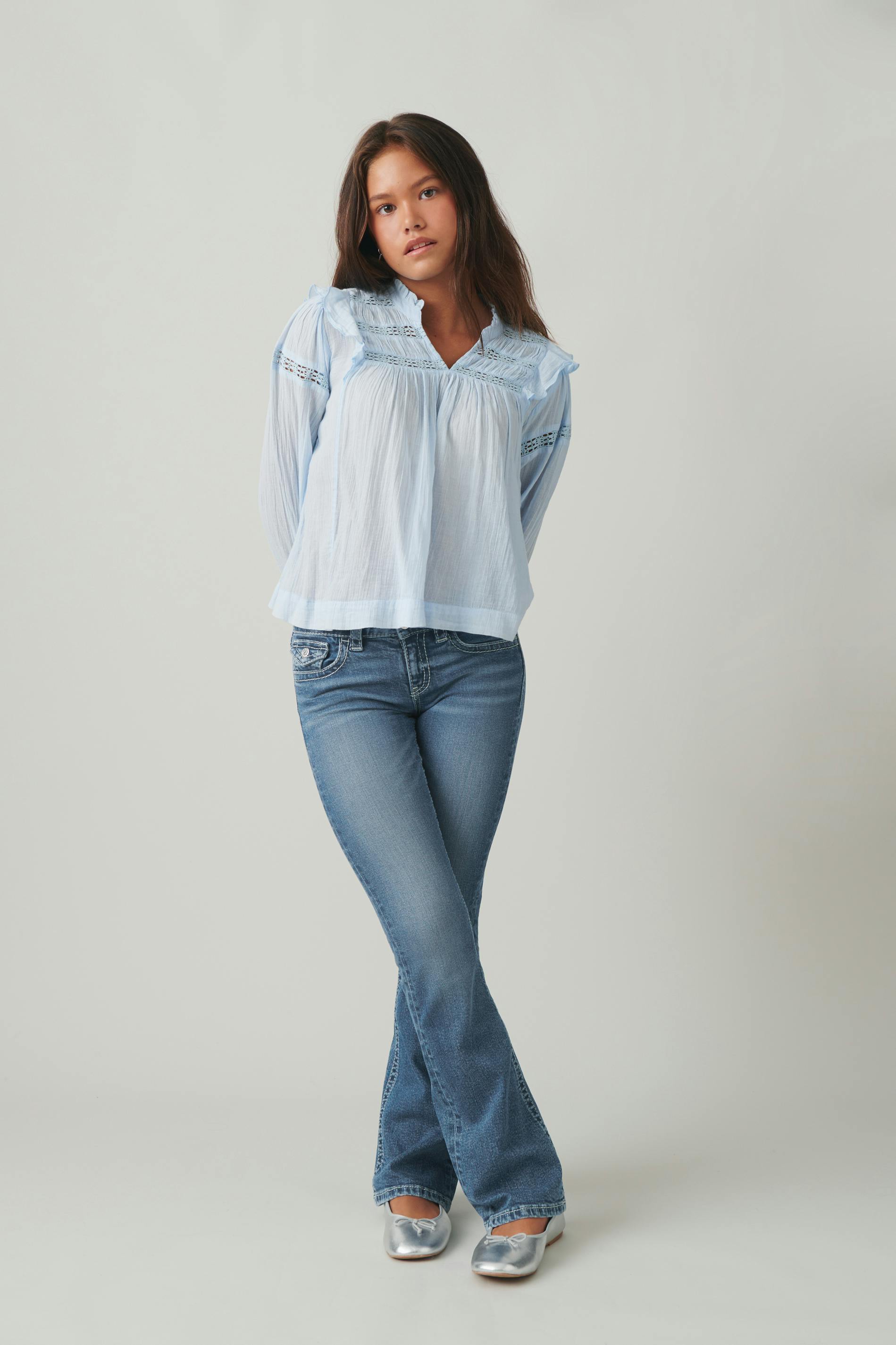 Embroidery jeans