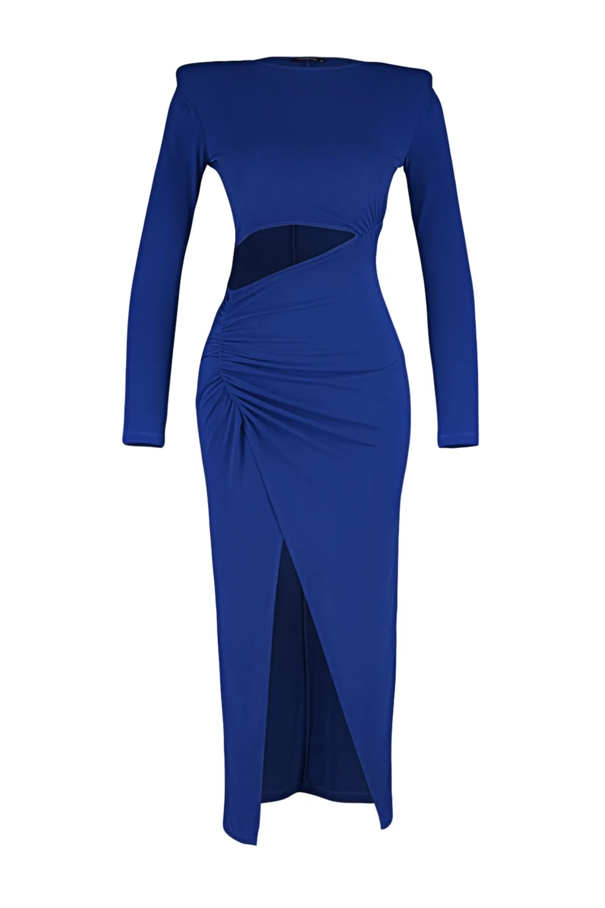 Trendyol Collection  Saks Cut-Out Detailliertes Gestricktes Abendkleid TPRAW23EL00272