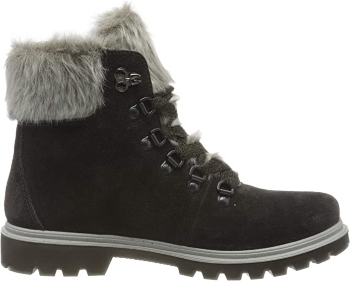 SUPERFIT Komfort Sandalen grau Stiefelette Leder - MONTA