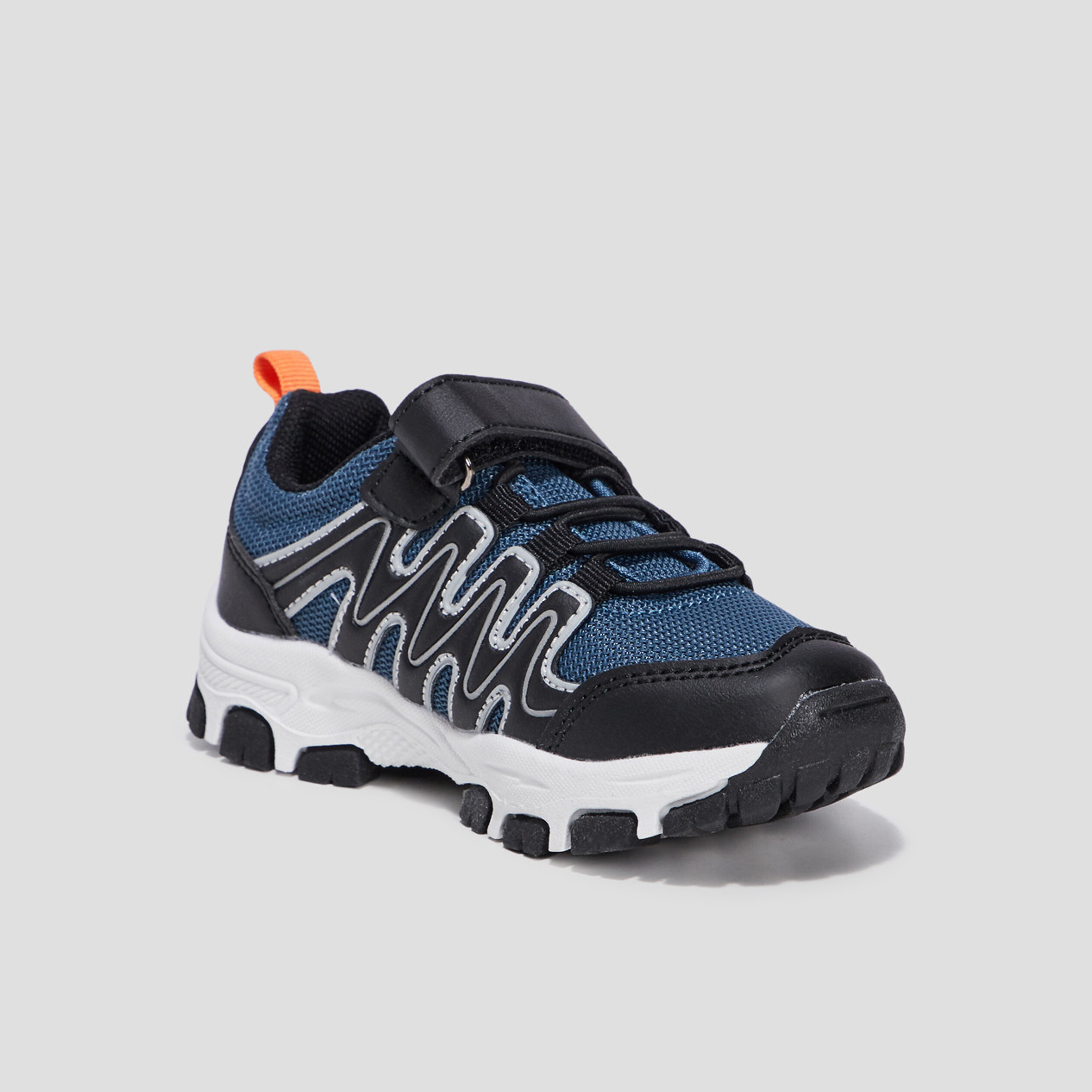 Baskets running Trappeur bleu garçon | La Halle