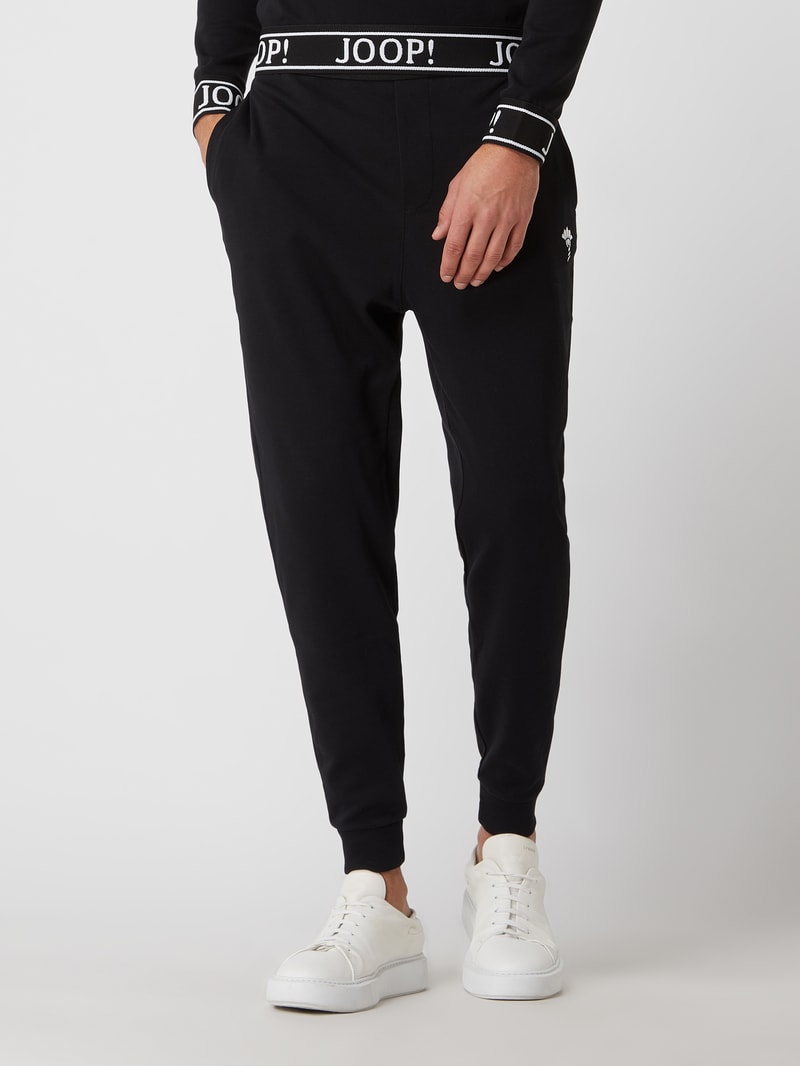 Sweathose aus Baumwolle in schwarz