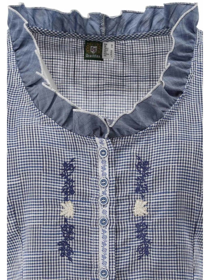 OS-Trachten Trachtenbluse Twede in jeans günstig kaufen