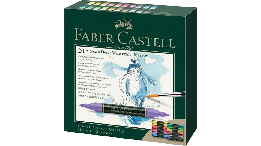 FABER-CASTELL Aquarellmarker Albrecht Dürer 20er Etui