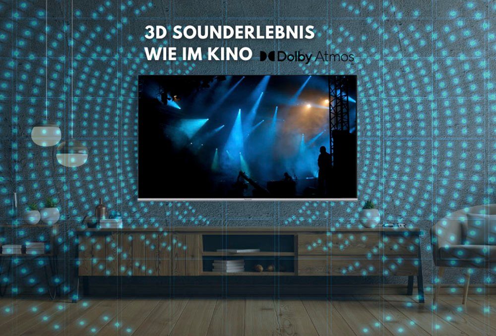 Hanseatic 50Q850UDS QLED-Fernseher (126 cm/50 Zoll, 4K Ultra HD, Android TV, Smart-TV)