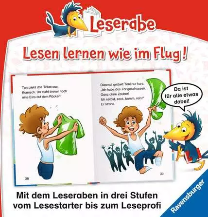 Leserabe - 1. Lesestufe: Tonis magisches Fußball-Trikot