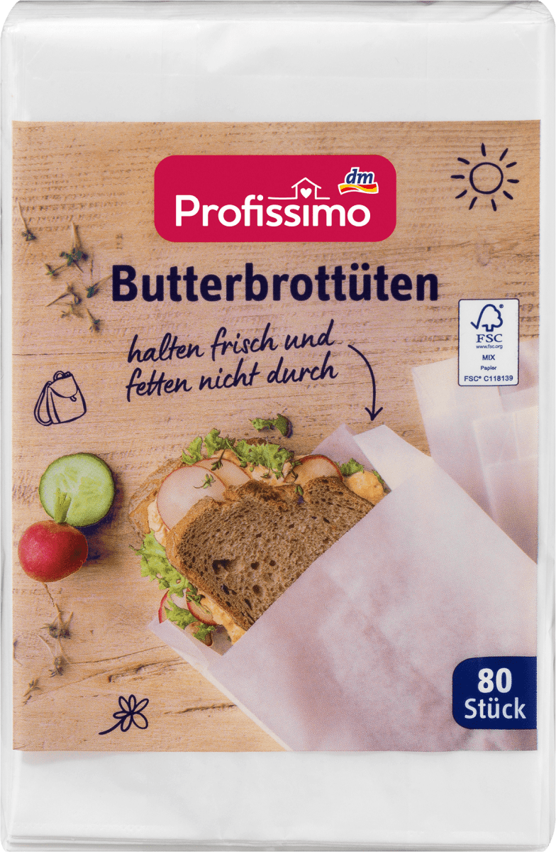Butterbrottüten, 80 St