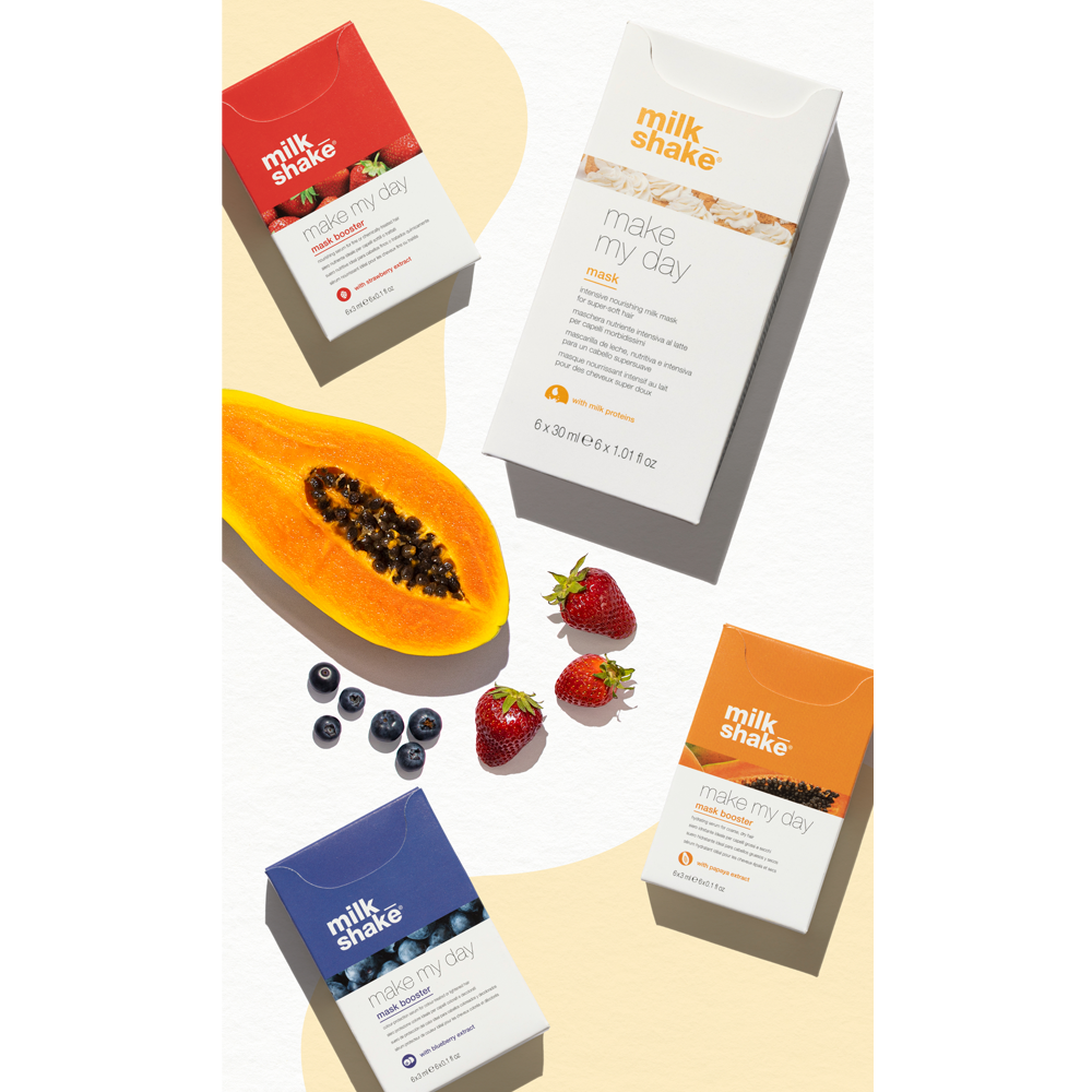 milk_shake Make My Day Mask Booster-Papaya 6x 3 ml