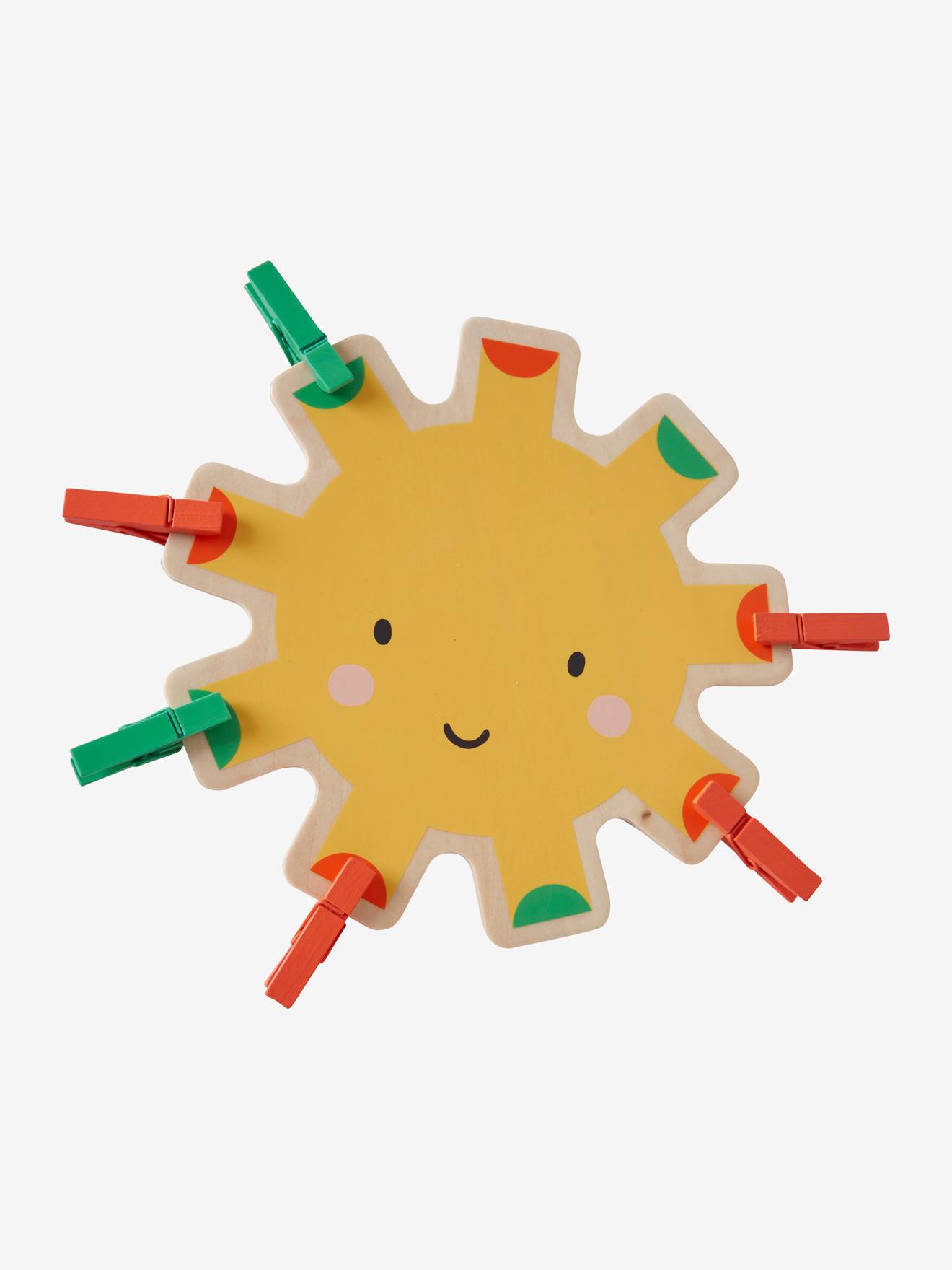 Jeu des pinces à linge en bois FSC® multicolore