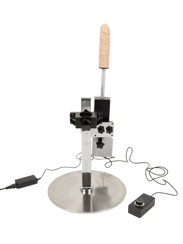 You2Toys Liebesmaschine Big Bang Penetrator in silber günstig kaufen 18 cm