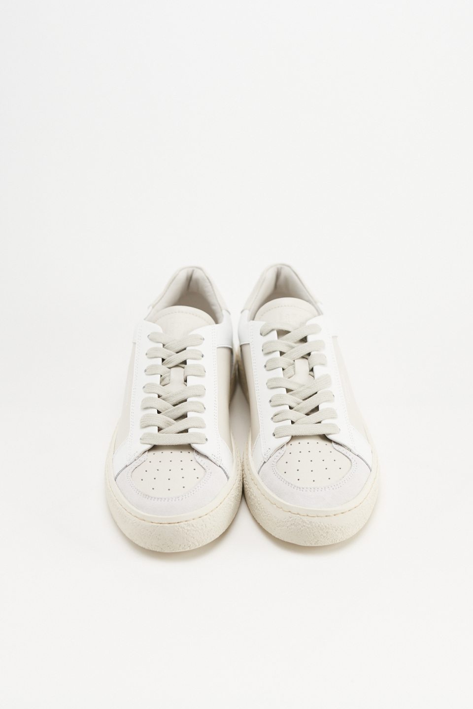 CPH157 leather mix cream beige/white