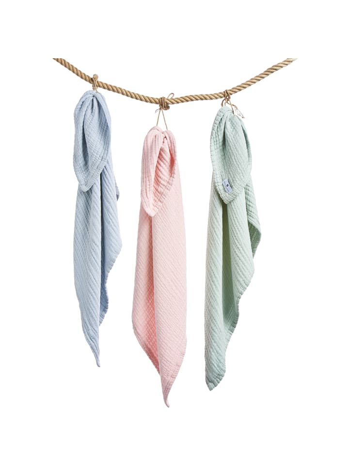 nordic coast company  Babydecke 4 in 1 groß in Grau - 90 x 120 cm  günstig kaufen onesize