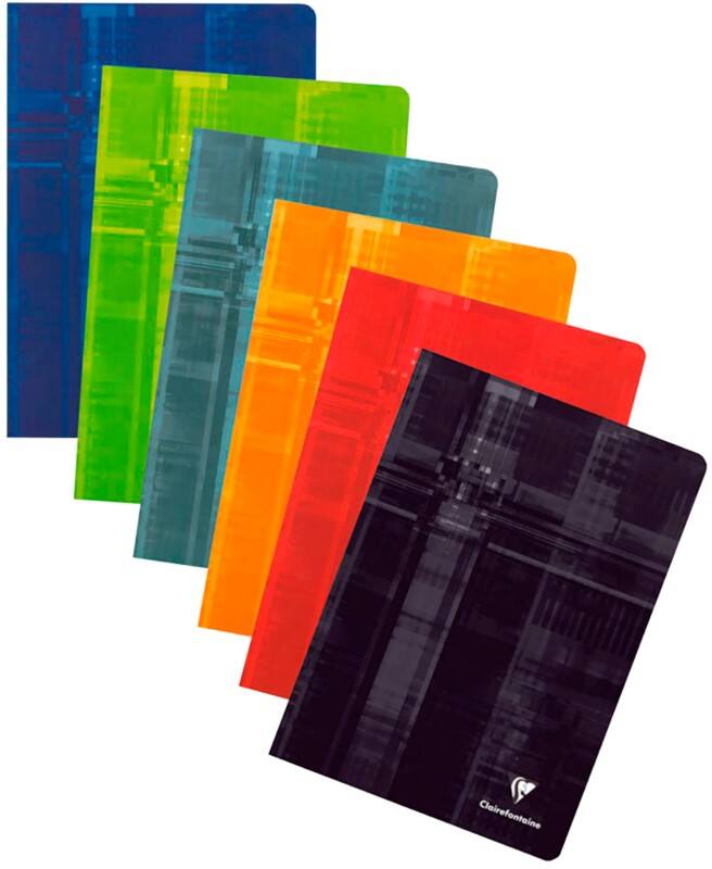 Clairefontaine A5  kartongebundenes Notizbuch mit laminiertem Pappe Cover Liniert 36 Blatt