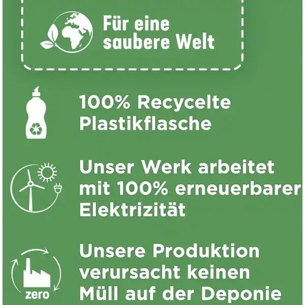 Klarspüler mit Extra-Trocken-Effekt