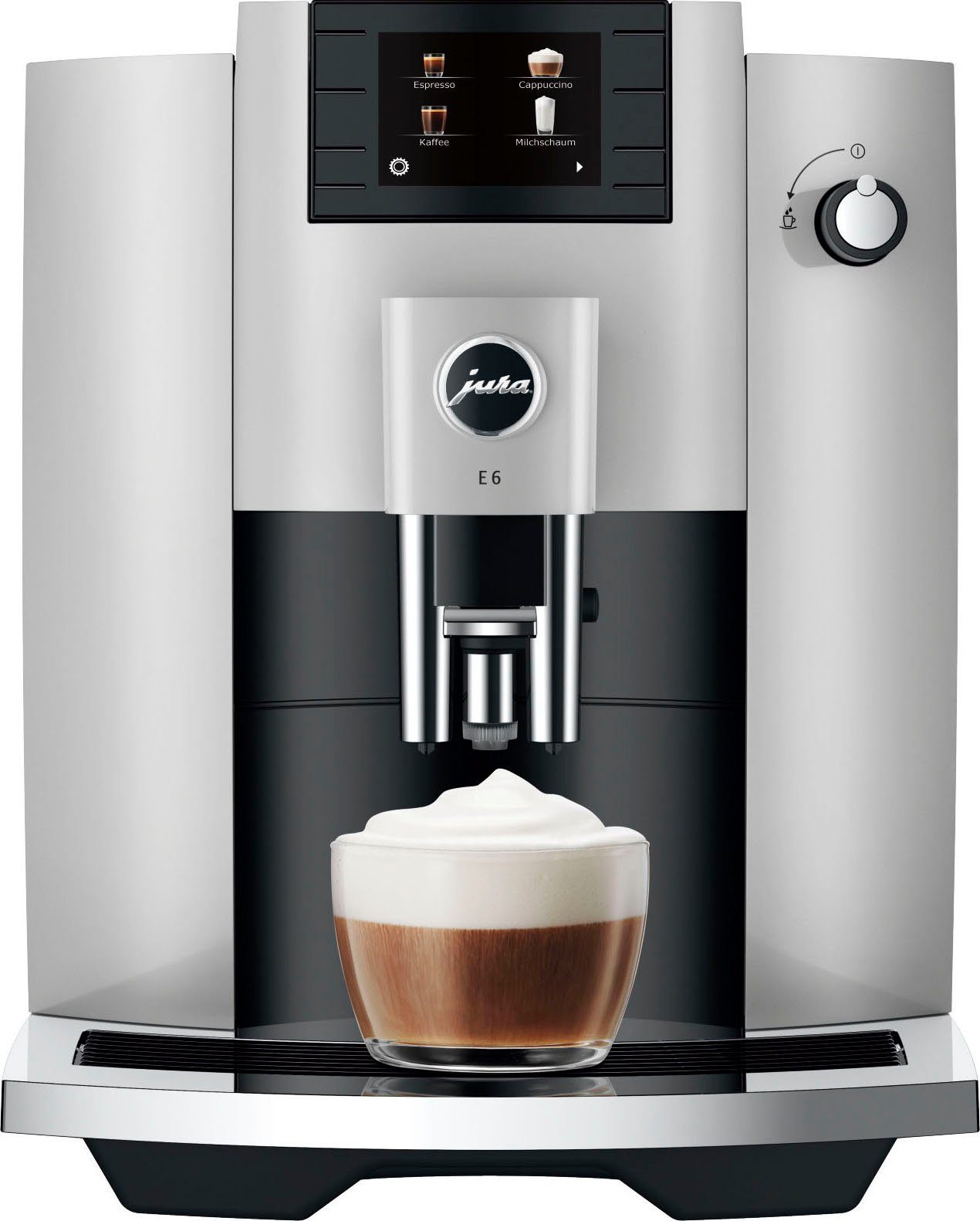 JURA Kaffeevollautomat 15676 E6 Platin (ECS), inkl. 24160 WiFi-Connect