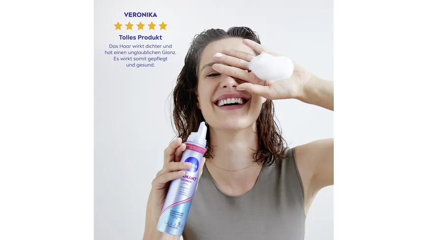 NIVEA Diamant Volumen Schaumfestiger Ultra Stark 150 ml