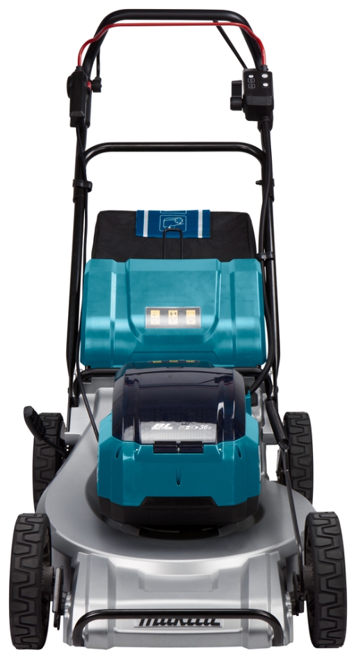 Makita DLM533Z Akumulátorová kosačka na trávu s napájaním 53 cm 2 x 18 V Bez batérií a nabíjačky