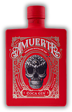 Amuerte Coca Gin Red Edition Amuerte Coca Gin Red Edition Diese spezielle Edition erscheint jährlich in limitierter Auflage und wird auf Basis des berühmten Amuerte Gin Black hergestellt. 0,7	 Liter - Vol 43%