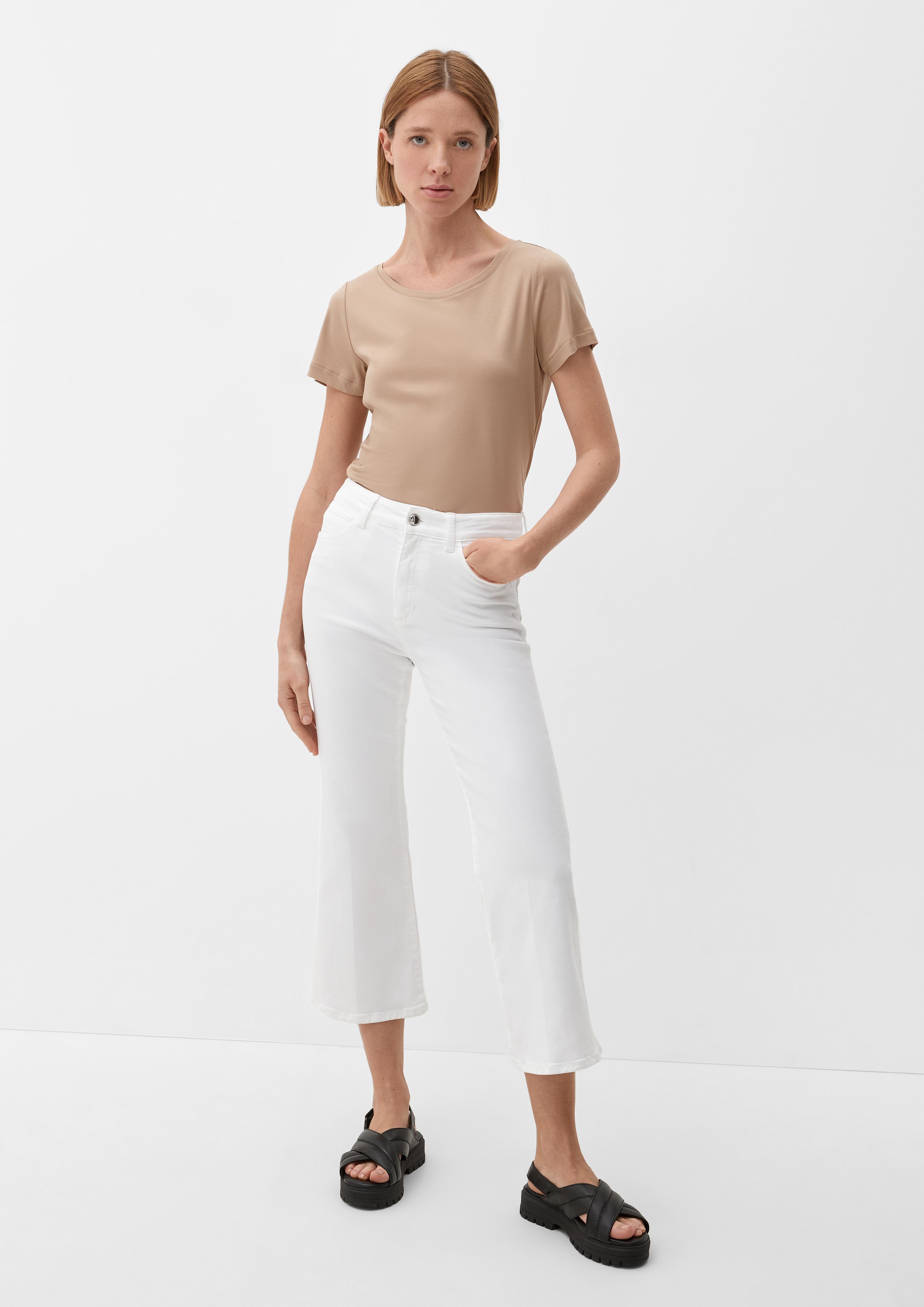 Cropped-Jeans Flared / Slim Fit / High Rise / Flared Leg  2129967-02Z8