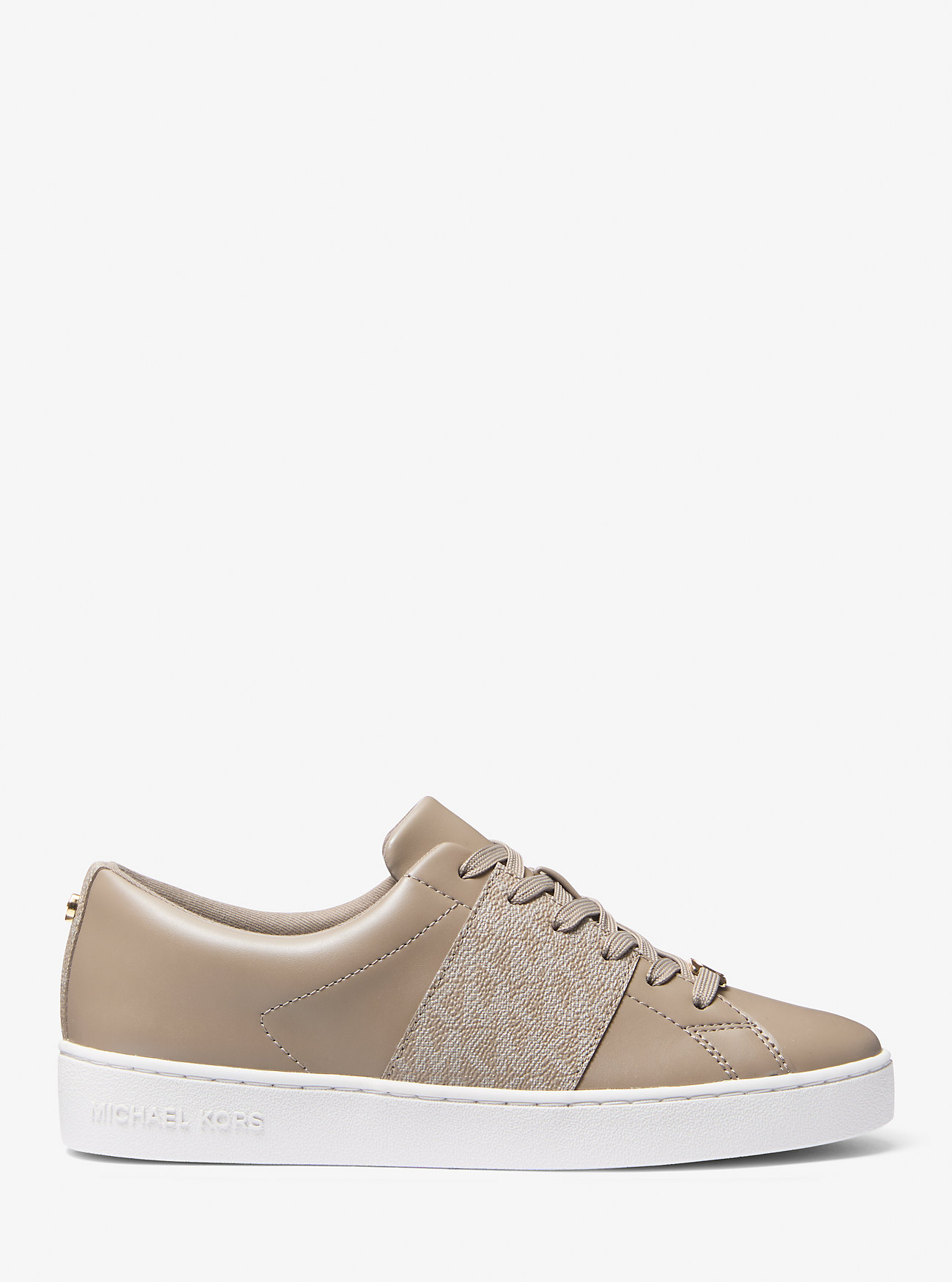 Keaton Signature Logo Stripe Sneaker - BIRCH