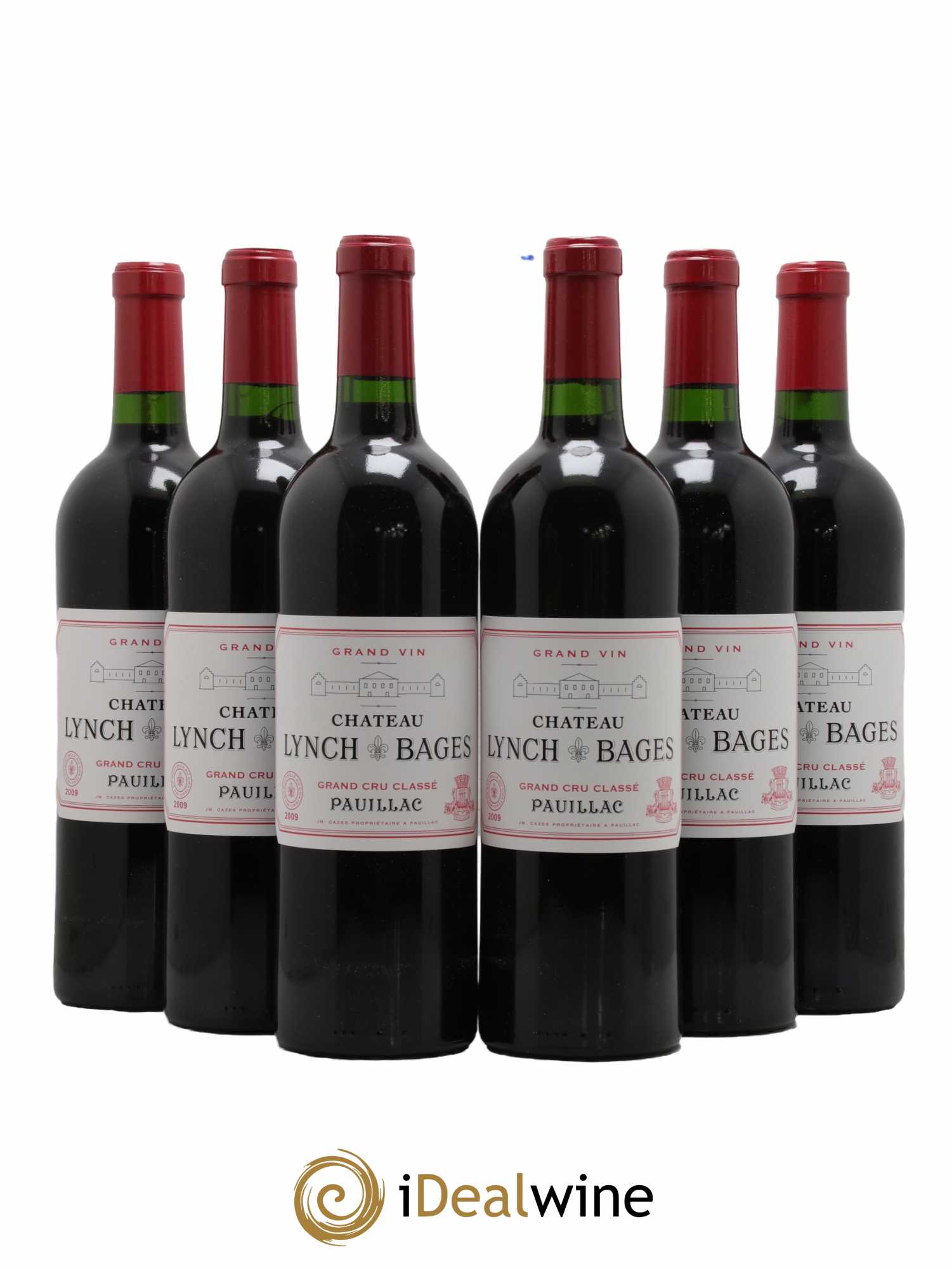 Château Lynch Bages 5ème Grand Cru Classé  2009 - Lot de 6 Bouteilles
