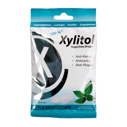 MIRADENT Xylitol Drops zuckerfrei Mint  60 g  Bonbons