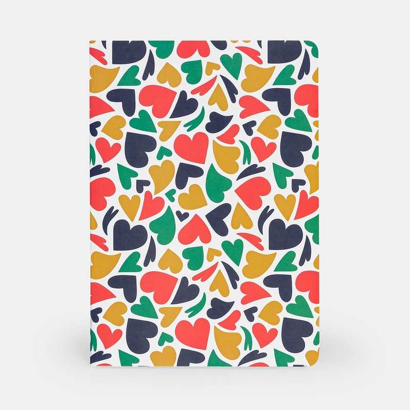 Cahier à ligne couverture imprimée fille