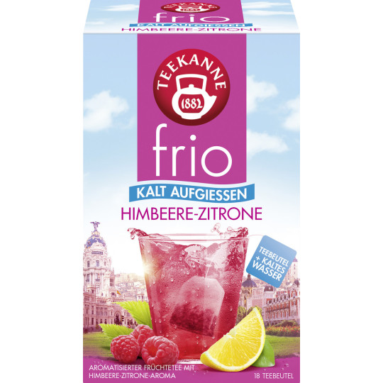 Teekanne Frio Himbeer-Zitrone 18ST 45G