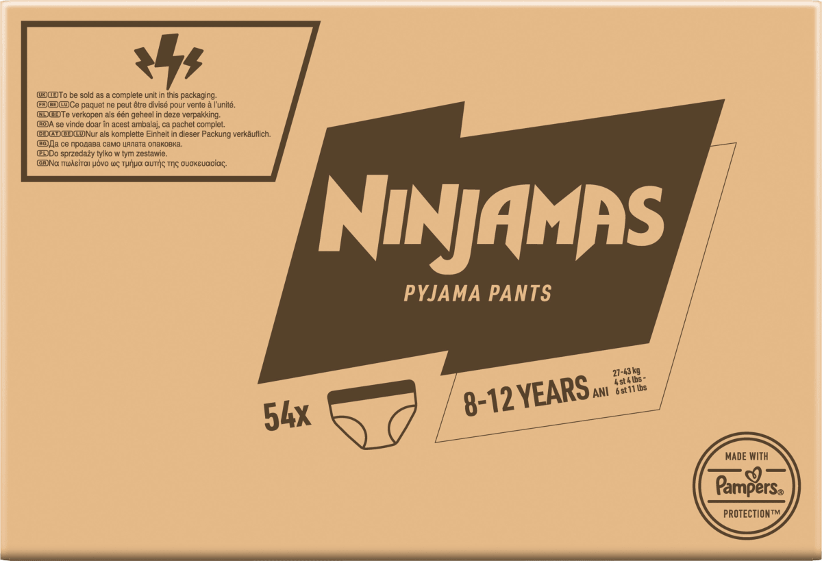 Pyjama Pants Jungen 8-12 Jahre, Monatsbox, 54 St